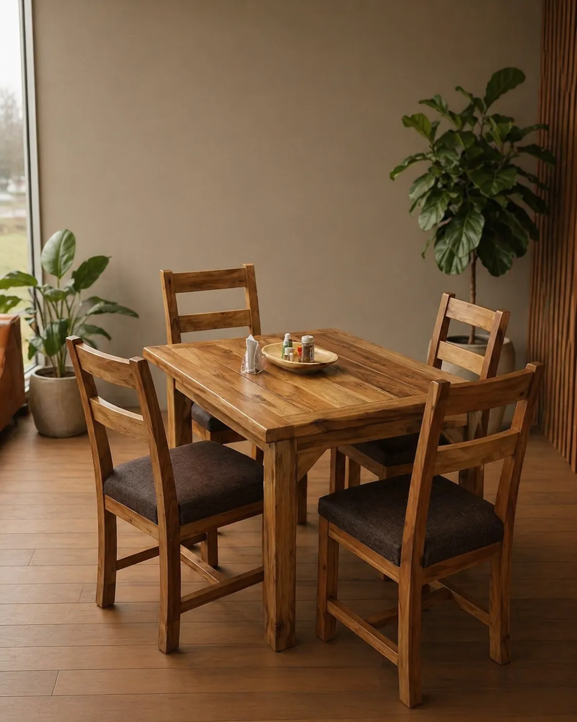 Mesa de comedor con sillería